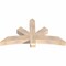 Ekena Millwork Alberta Smooth Timber Gable Bracket, Douglas Fir, 60"W x 32"H x 5 1/2"D x 5 1/2"F, 13/12 Pitch GBW060X32X0606ALB00SDF - alternate 3